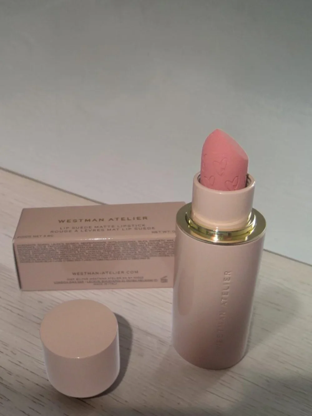 Westman Atelier Lip Suede Hydrating Matte Lipstick - PETAL - NWT